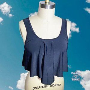 Unique & Classic Black Swim Top NWT S